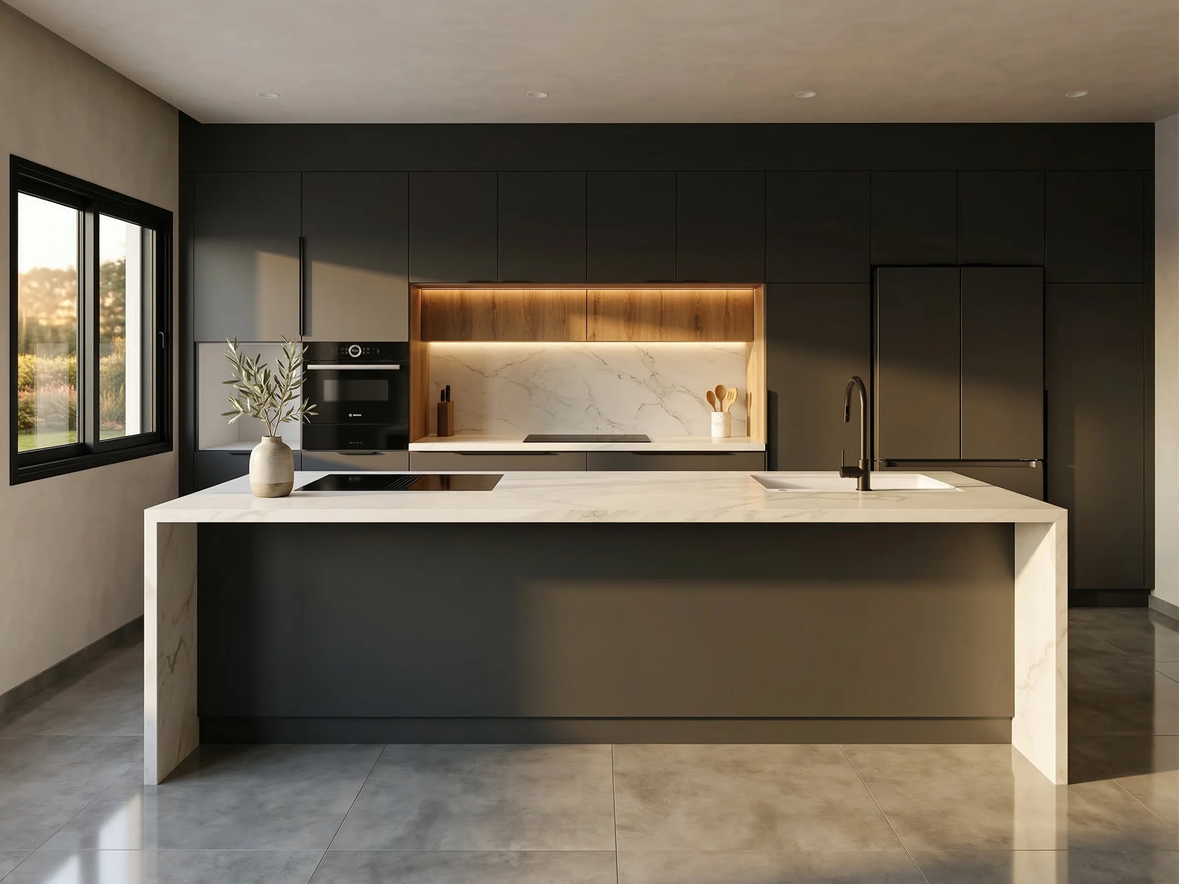 אי מטבח ווטרפל שיש א.ע ריהוט ומטבחים